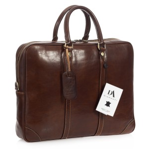 Servieta din piele naturala laptop 15.6" DiAmanti Davide Maro